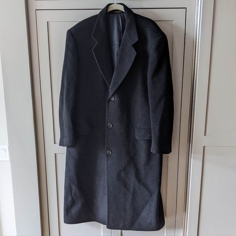 Vintage Silver Cloud Men's Cashmere Overcoat